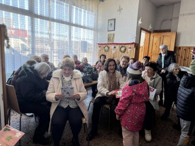 "Коледна работилничка" Интензивна работа с родители по проект "Силен старт" 6